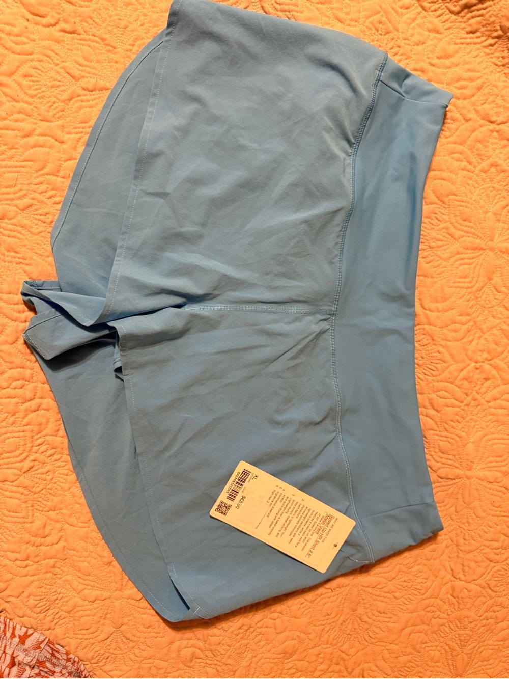 Lululemon Speed Ups Ocean Wave XL Women's Athletic Shorts 2.5 inseam NWT